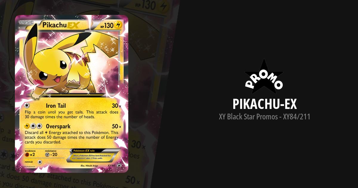 Pikachu-EX XY Black Star Promos Pokemon Card | Pikawiz